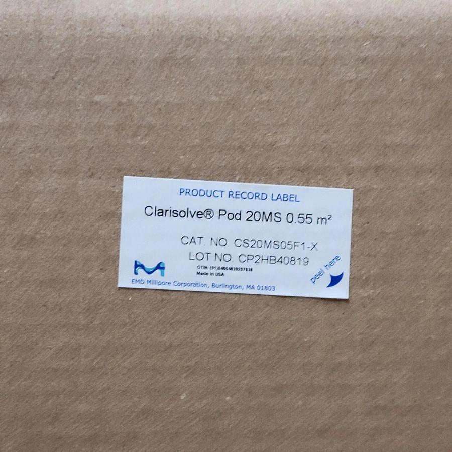Millipore Clarisolve Pod Depth Filter 20MS 0.55 m² (5.92 ft 2), CS20MS05F1-X