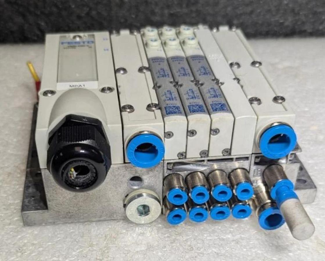 Used Festo VMPA-KMS-H  Manifold VMPA1-MPM-EMM-8 , i Valves  MPA-MPM-VI