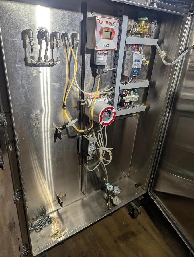 Used Aline MEDIVAC-30 Stainless Steel  Vacuum Bag Sealer 110V  Phase 1 60 hZ