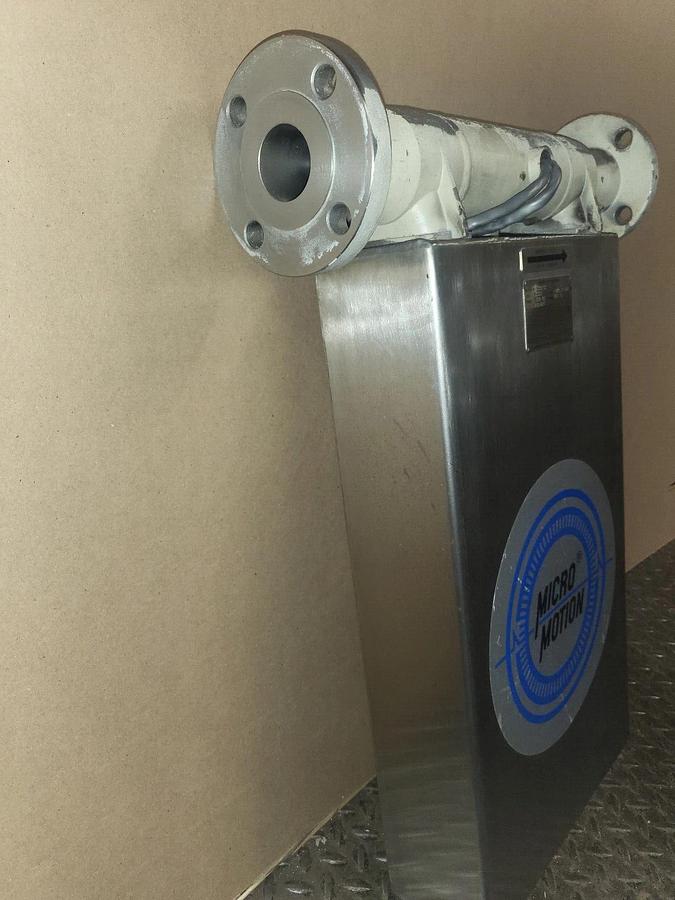 Used MICRO MOTION  FLOW METER 150S-SS MODEL D W/O TRANSMITTER