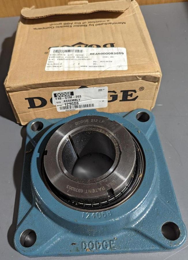 Dodge F4B-GTM-203 Flange Mount Bearing