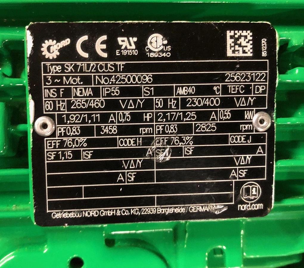 Millipore  NovaSeptic GM5/ 4B21-6420, GMP500 Drive Mixer Unit,   electric motor