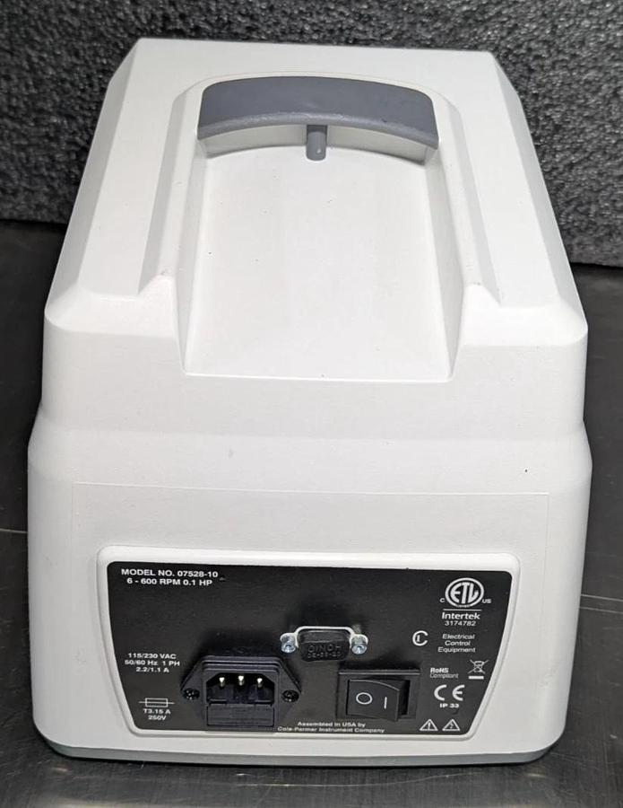 Used Masterflex L/S 07528-10 Peristaltic Pump w/ Easy-Load II Pump Head 77200-62