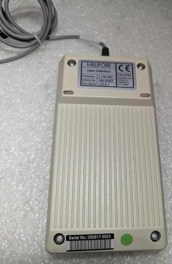 Used Millipore  User Interface 100-30303