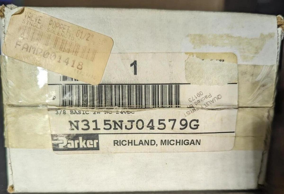 PArker N315NJ04879C Control Valve  3/8" Basic 2W NC 24VDC