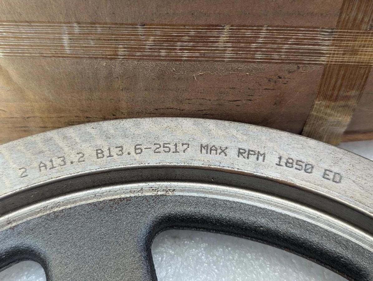 Dodge B13.6 2517 TL SHEAVE 118346,  2 Groove Cast Iron V-Belt Pulley