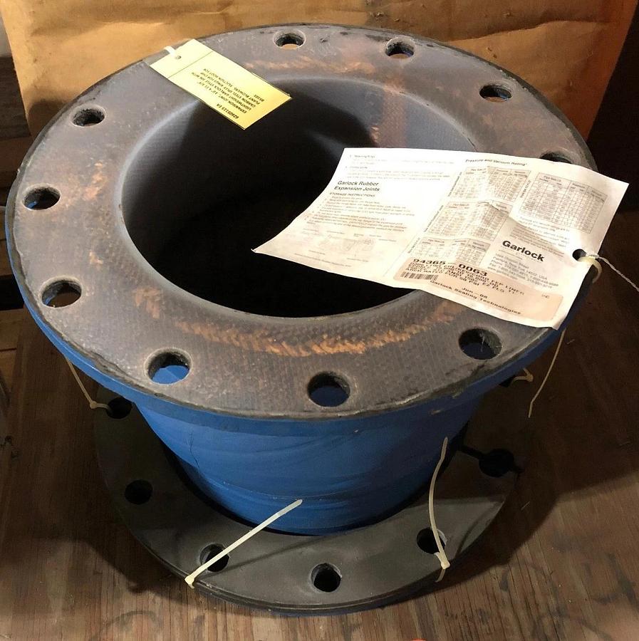 10" GARLOCK G306 E-Z FLO RUBBER EXPANSION JOINT