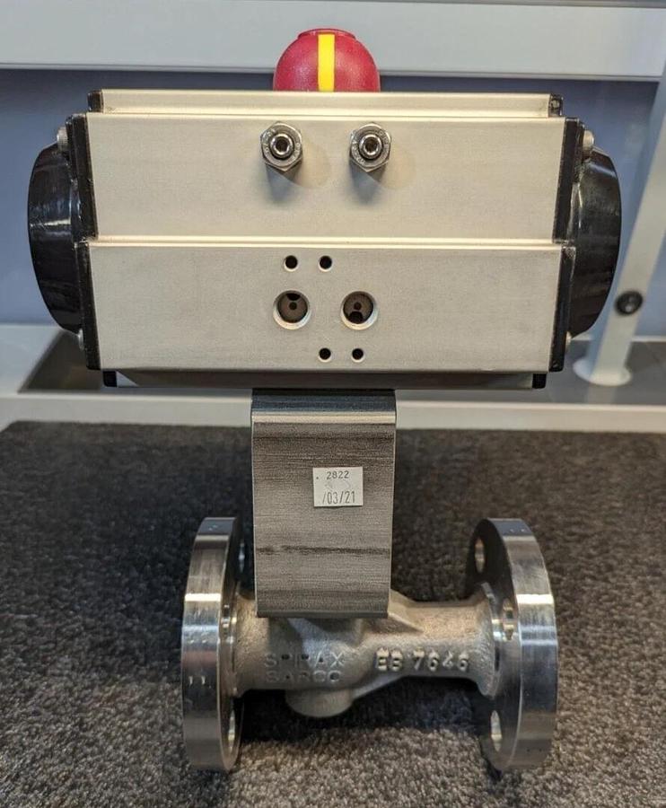 Spirax Sarco Bottom Blowdown Valve DN25, stainless steel, Pneumatic actuator