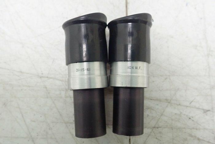 Used Bausch & Lomb 31-32-14 Balplan Illuminator Microscope with (2) 10X WF Eyepieces