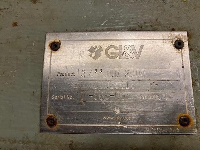 Used 34" GL & V DD 2000 REFINER 2004