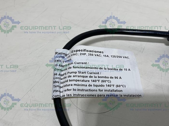 Dayton  3BY63 Mechanical Float Switch w/ 20' Cord 115V