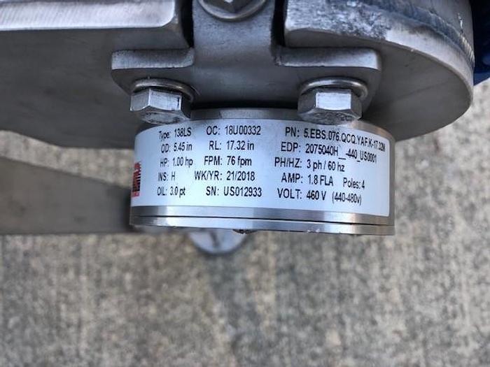 Used Conveyor, Belt, 18" x 15', S/st, Plastic, Incline #S742578