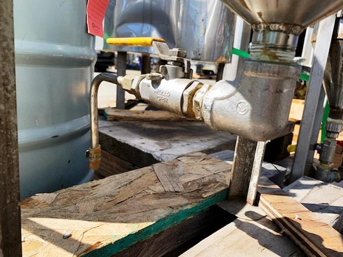 Used Tank, 7 Gallon, 316 Stainless Steel, 12" X 15", FT/DB, #S742751