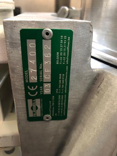 Used D 15508 E - Vibratory Sieve RUSSELL COMPACT 27400