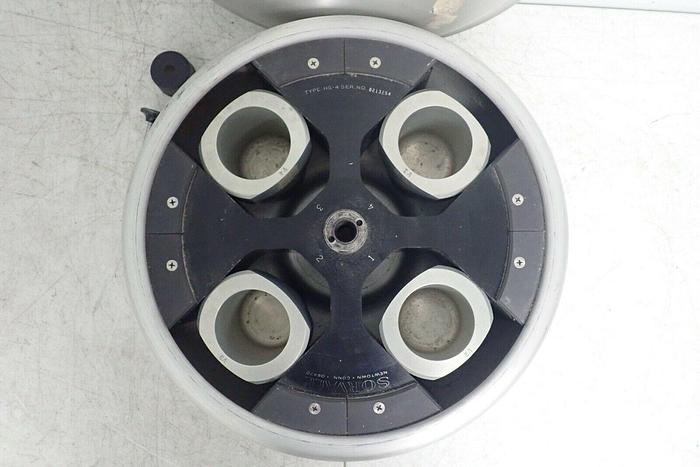 Used Sorvall HS-4 Swing Bucket Rotor with 4 Buckets