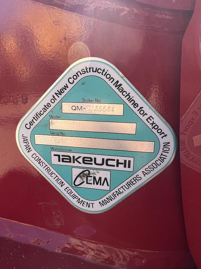 Gebruikt 2021 Takeuchi TB216