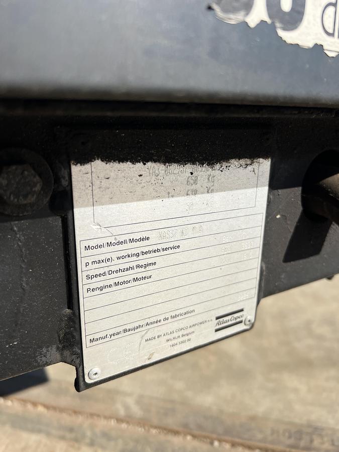 Used 2006 Atlas Copco XAS 37 Kd M A