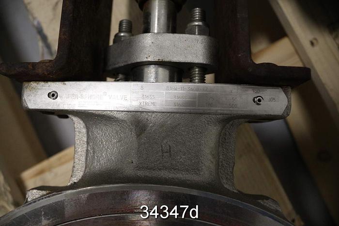 Used Neles Jamesbury 815W-11-3600-XZ 8" Butterfly Control Valve #34347