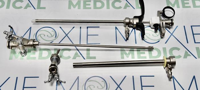 Used Stryker Resectoscope Urology Stainless Set with Forceps and Passive Elements 502-880-202