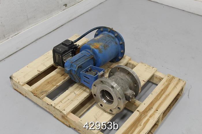 Used Neles Jamesbury 4" V-Ball Valve #42953
