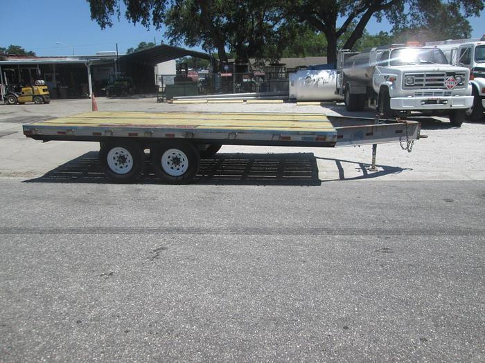 Used 8'x16' Deck Over Tag A Long Trailer