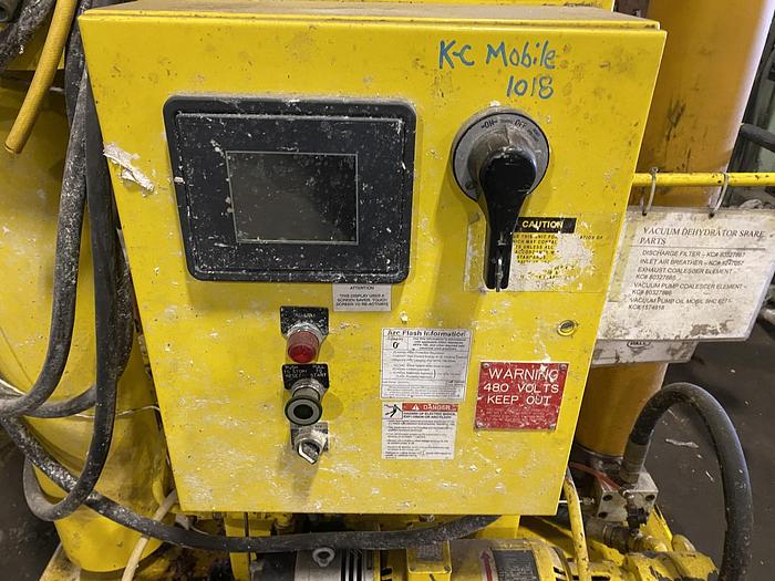 Used PALL PORTABLE OIL FILTRATION SYSTEM HVP-W-KN-HWN-W-