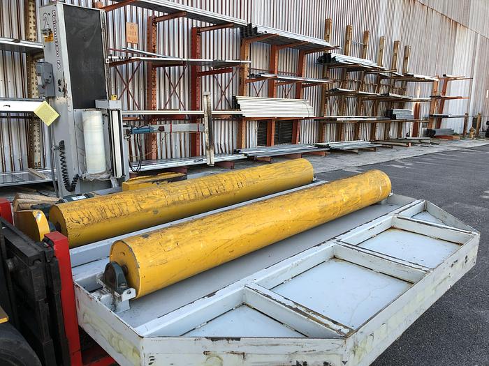 Used KALAMAZOO PACKAGING SYSTEMS 6110HFA-CW COCOON ROLL WRAPPER 65" MAX HEIGHT