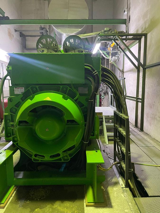 Used JENBACHER GAS POWERED GENERATOR