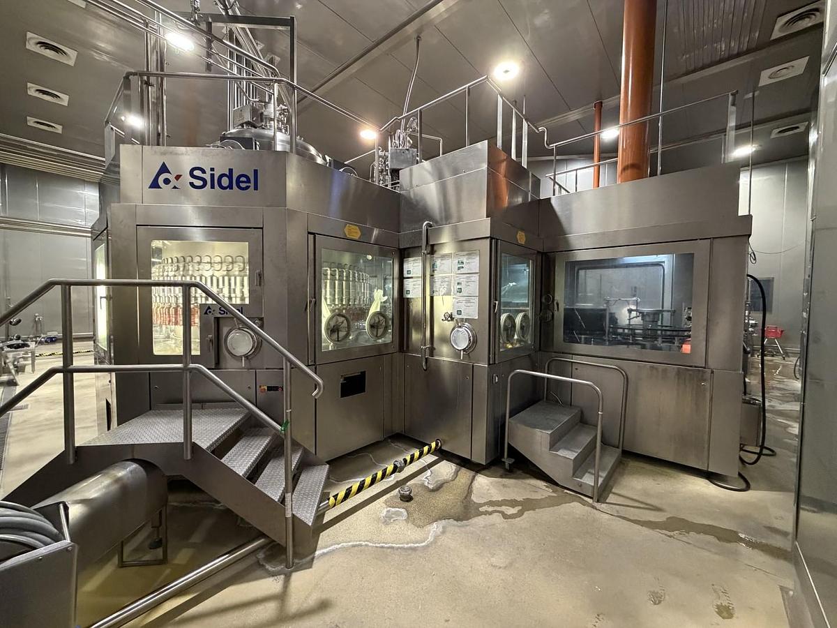 Used Used SIDEL PET Aseptic Filling Line for Sale – 36,000 BPH | Complete Non Carbonated Beverage Line