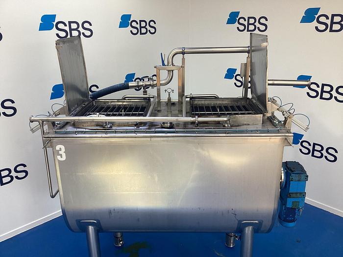Used 3000 litre Gemak Ribbon Blender