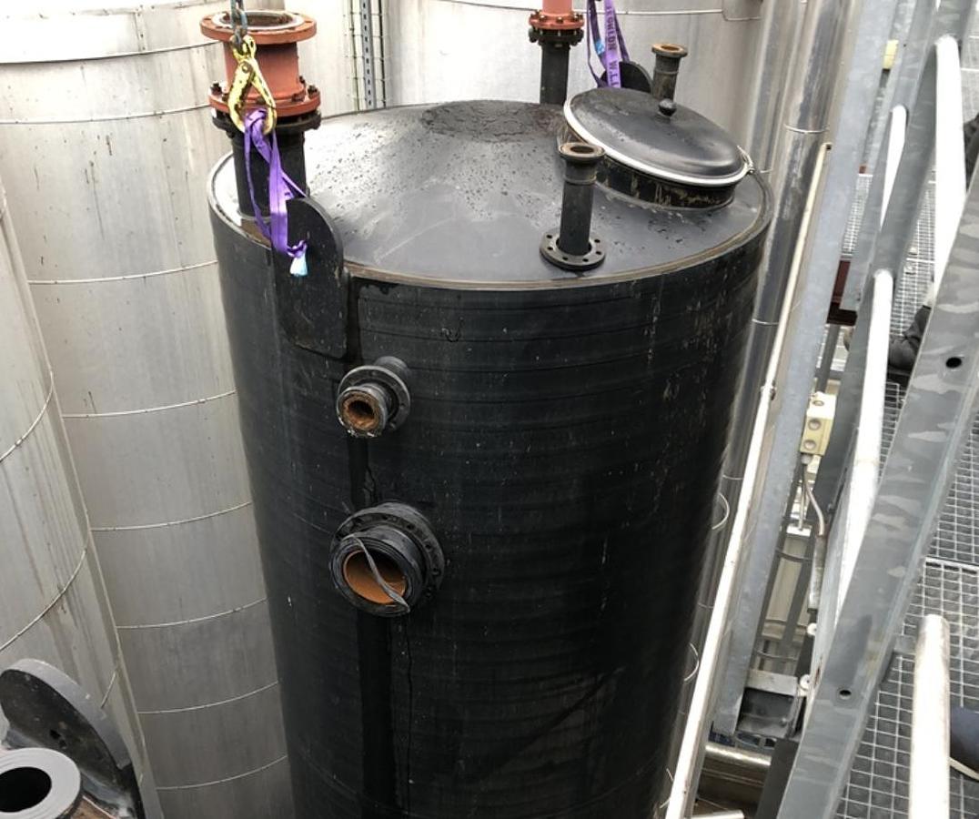 Used 25,000 Litre Polyethylene Storage Tanks
