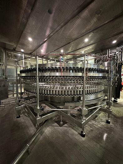 Used Complete Sidel Starcans 2000Filling Line Capacity of 76,000 cans per hour