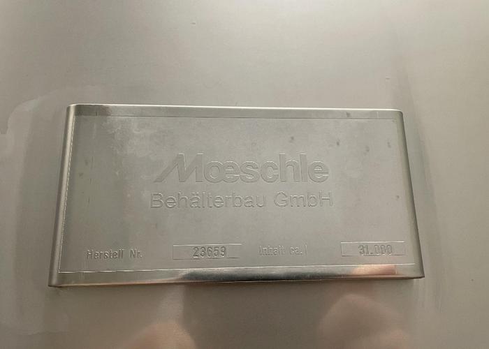 Used 31,000 Litre 304 Stainless Steel Mixing Tanks