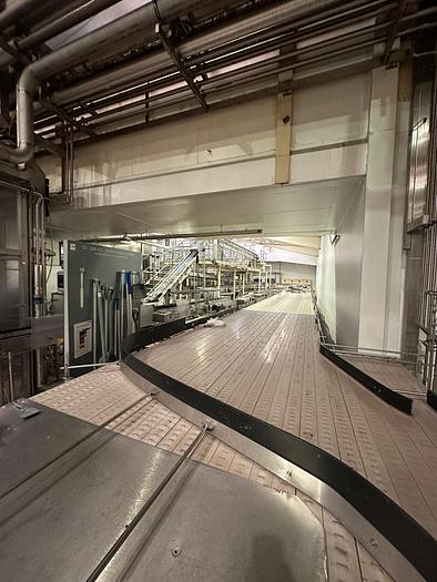 Used Complete Sidel Starcans 2000Filling Line Capacity of 76,000 cans per hour