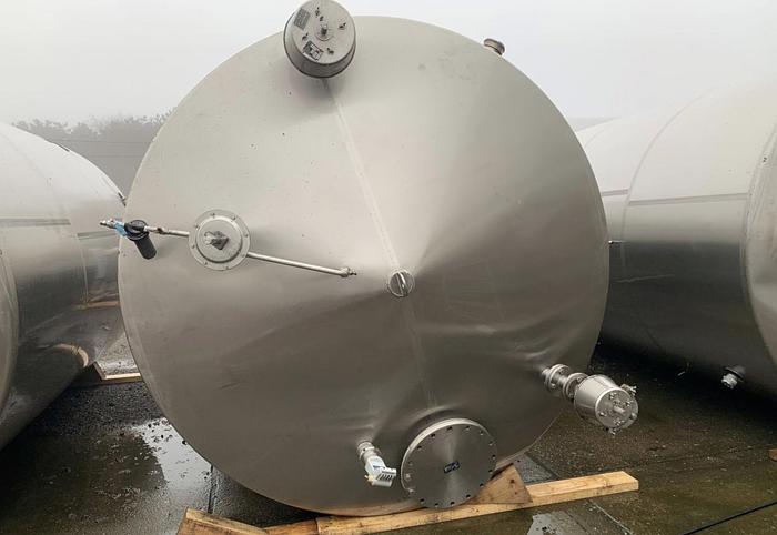 Used 15,000 Litre 304 Insulated Stainless Steel Tanks