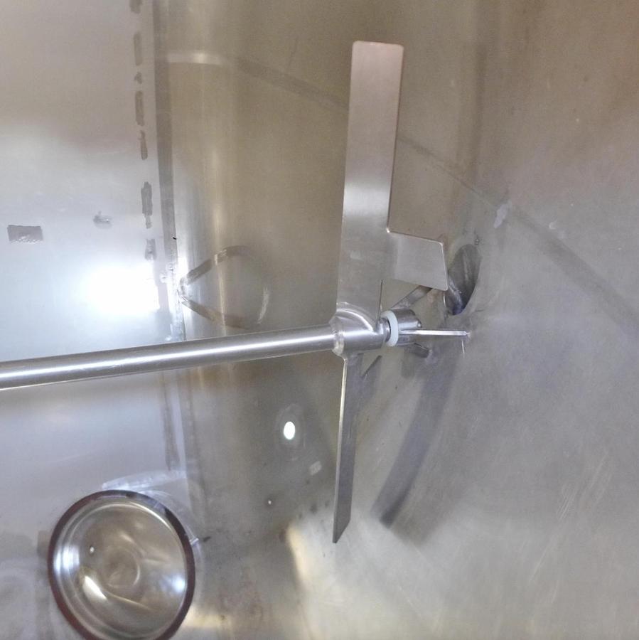 Used 14,000 Litre 304 Stainless Steel Mixing Tank