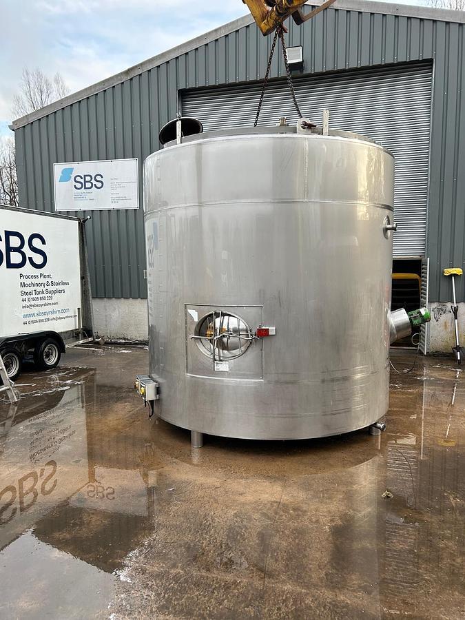 Used 10,000 Litre Stainless steel Insulated storage Tanks