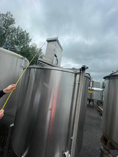Used 3,500 Litre Stainless Steel Mixing Tank