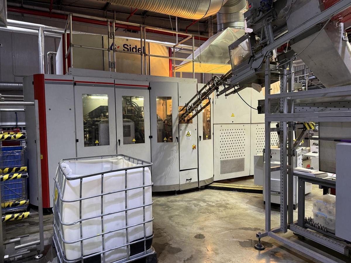 Used Used SIDEL PET Aseptic Filling Line for Sale – 36,000 BPH | Complete Non Carbonated Beverage Line
