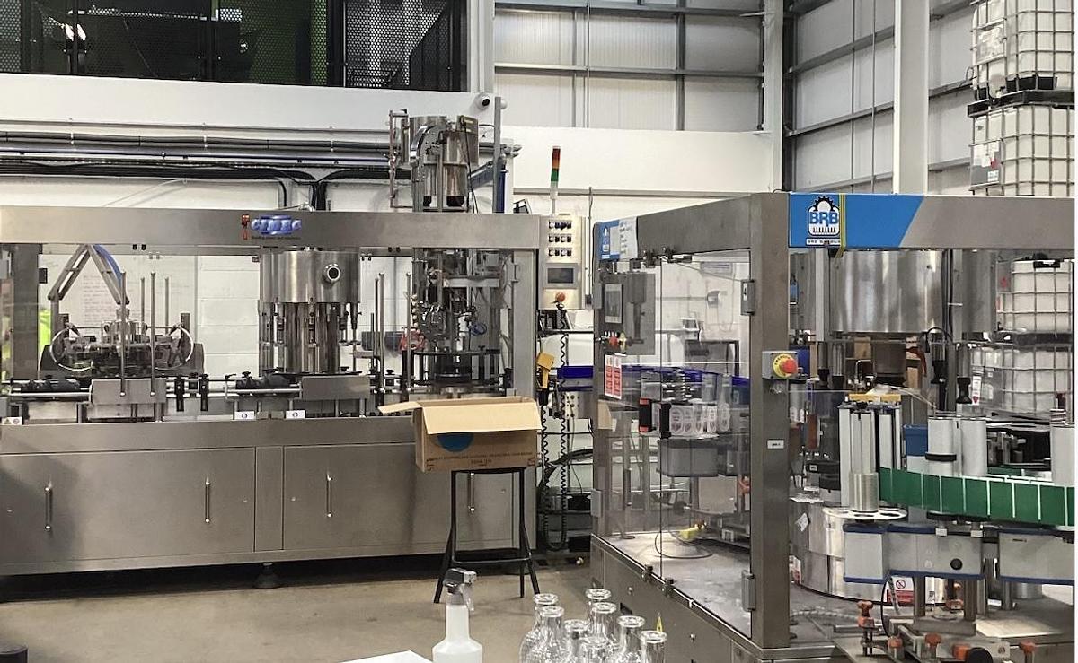 Used CIMEC 1200BPH Spirit Filling Line