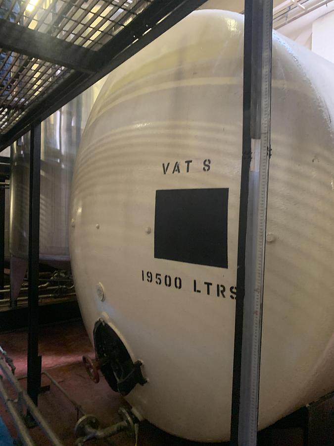 Used 2 x 20,200 Litre Horizontal Glass Lined Mild Steel Storage Tanks