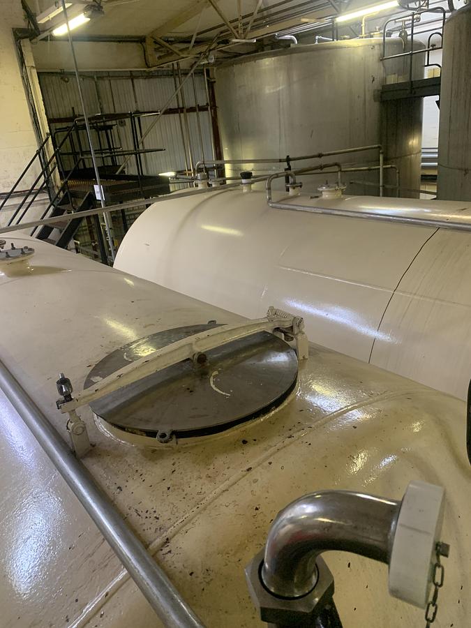 Used 6 x 32,500 Litre Glass Lined Mild Steel Spirit Storage Tanks – Ex Whisky Distillery