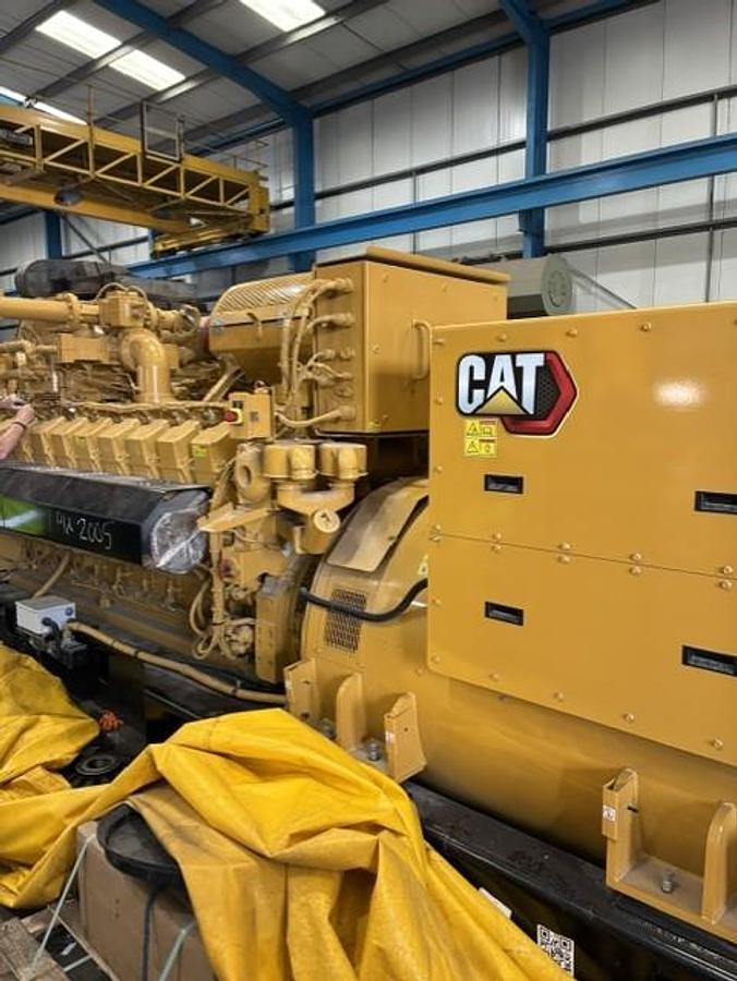 Used 2 x Caterpillar G3520H 2.5MW Natural Gas Generator Sets | 0 Hours