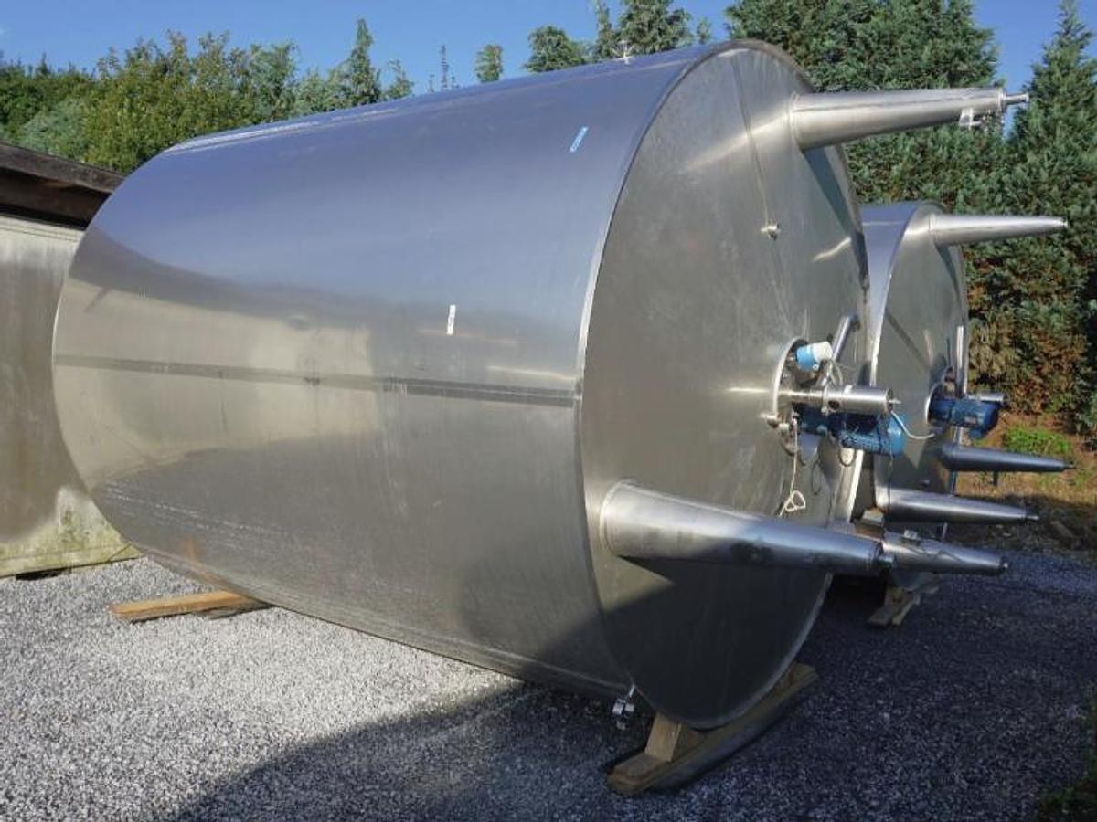 Used 21,000 Litre Stainless Steel Tank Insulated with Heat Exchanger 