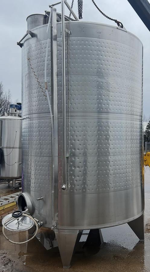 Used 10,000 Litre Jacketed Stainless Steel Storage Tank 