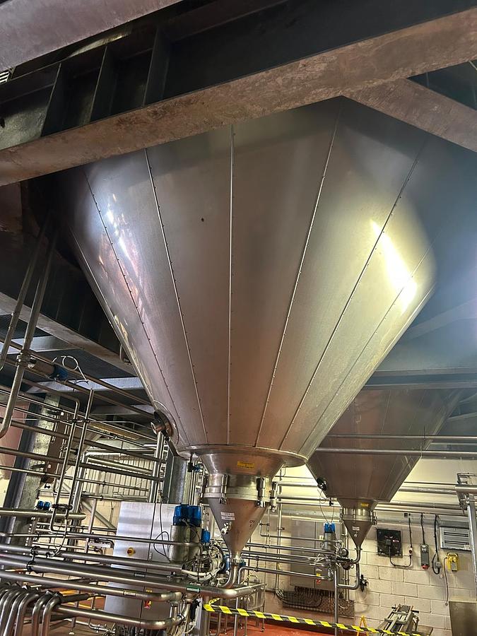 Used 49,000 Litre Stainless Steel Fermentation Vessels