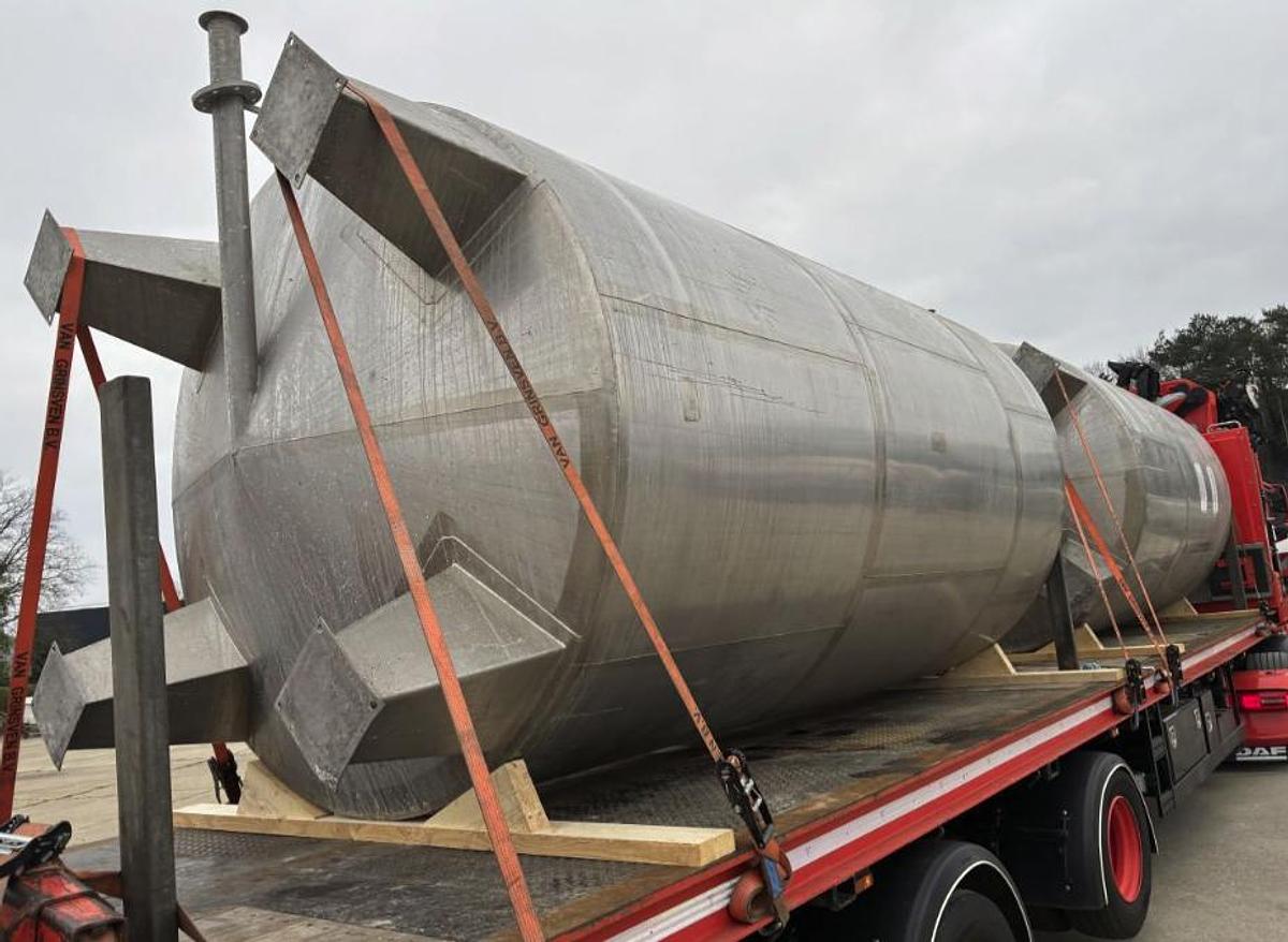 Used 15,000 Litre 304 Stainless Steel Storage Tanks 