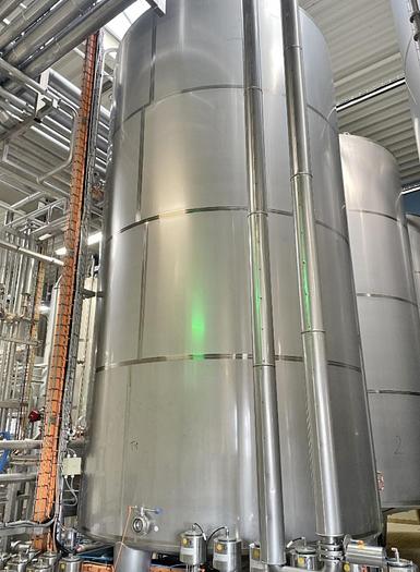 Used 31,000 Litre 304 Stainless Steel Mixing Tanks