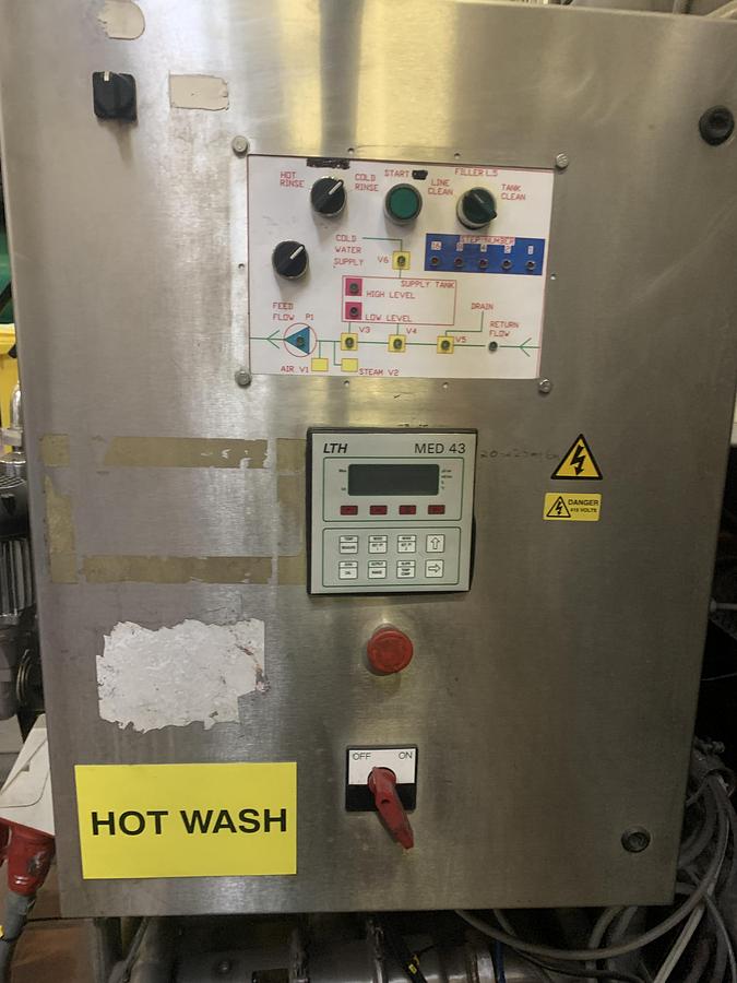 Used Stainless Steel Processing System – 2 x 15,000L & 25,000L Tanks with CIP & Distribution Skid