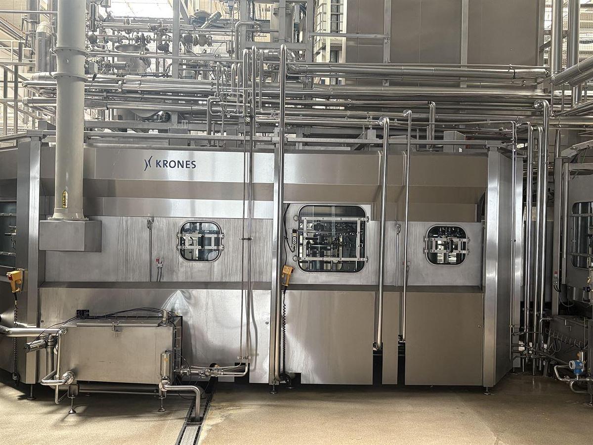 Used Used Krones PET Aseptic Filling Line for Sale – 25,000 BPH | Ultra Clean CombiBloc | Year 2016